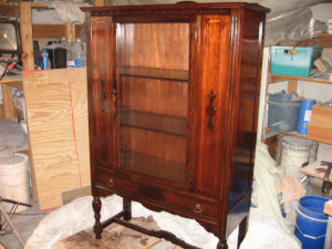 China cabinet restoration and refinishing