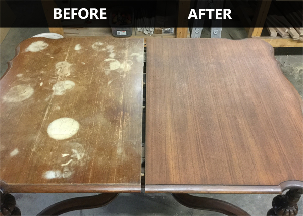 Before/After: Professional furniture stripping and refinishing