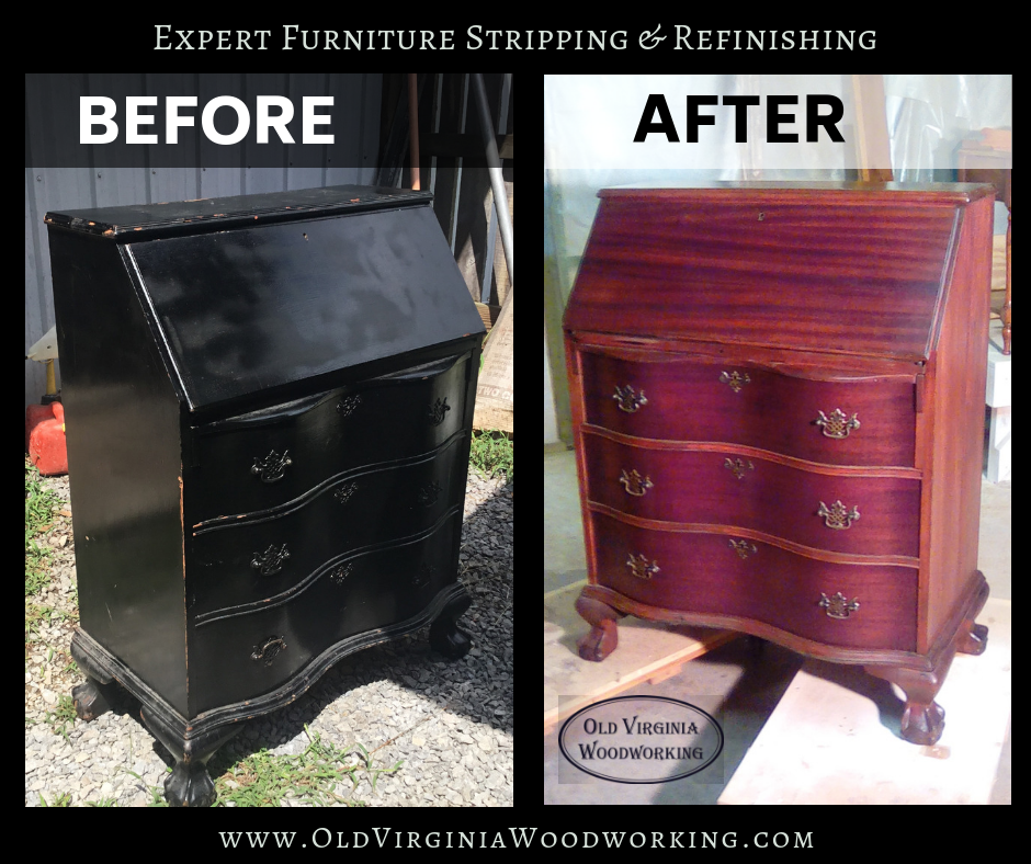 Furniture Refinishing (secretary cabinet)