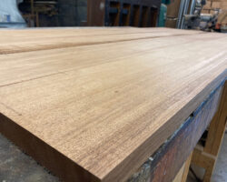 Custom woodworking, mahogany panel