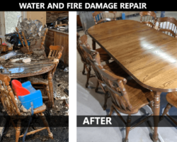 Furniture Refinishing and Repair: Fire and Water Damage