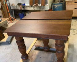 Red Oak Dining Table Refinish